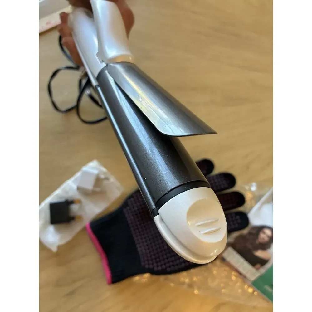 VGR Voyager V-558 Professional 2-in-1 Hair Straightener, Curler, Heat Glove